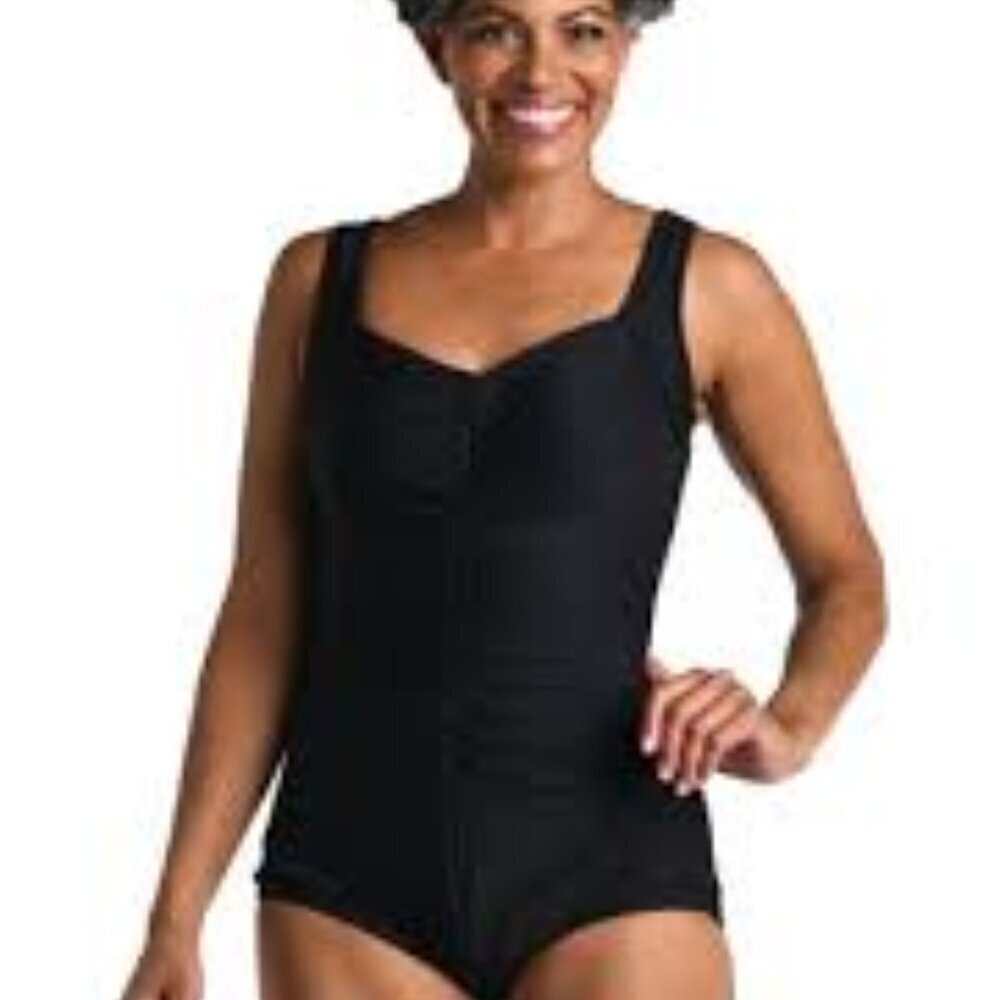MAXINE OF HOLLYWOOD TEXTURED SPA SHIRRED FRONT LEG ONE PIECE SWIMSUIT 10 NEW
